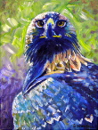 Eagle on alert