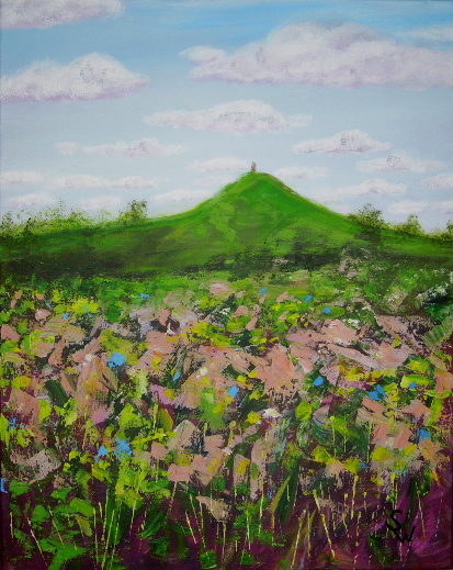 Fields to Glastonbury Tor